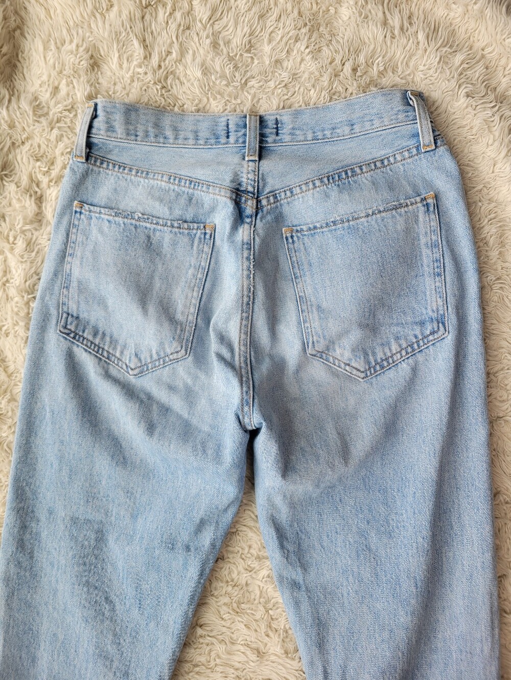 Agolde Riley High Rise Straight Crop Shatter Size 26 - Picture 7 of 9
